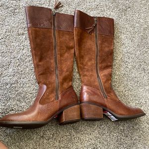 Born suede knee high boot.